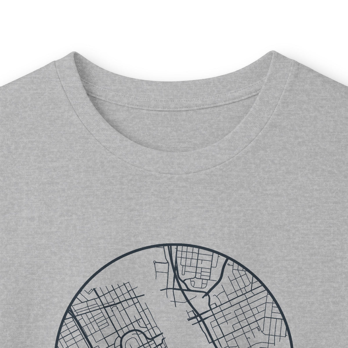 Nashville Street Map Long Sleeve T-Shirt