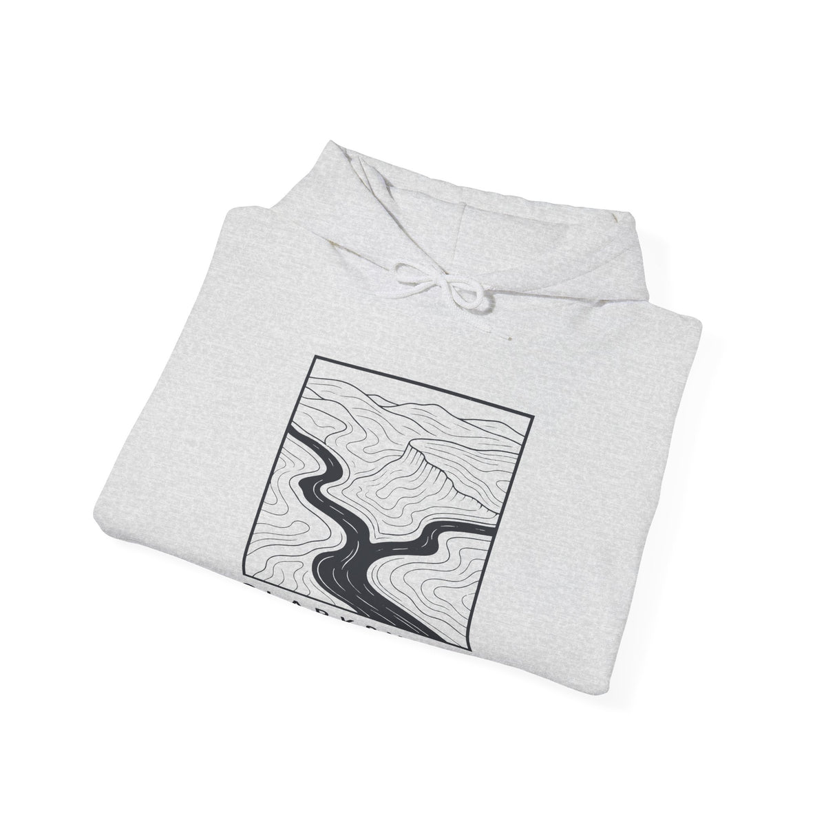 Clarksville Topo Map Hoodie