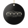 Chattanooga Walnut Street Bridge Ornament (Black)