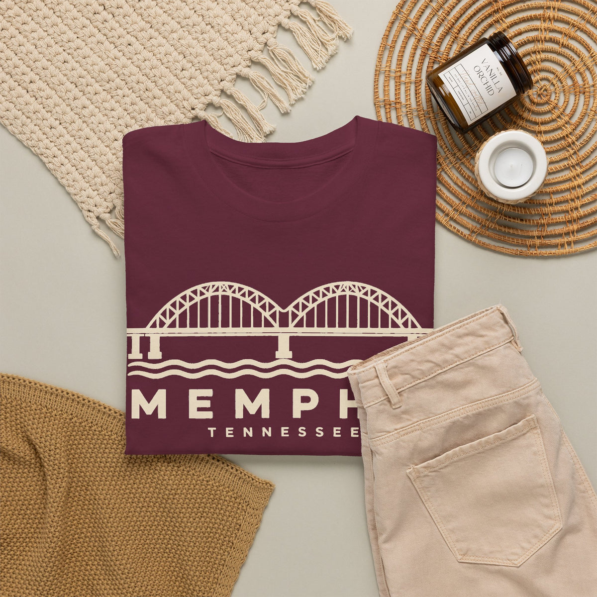 Memphis Hernando de Soto Bridge T-Shirt