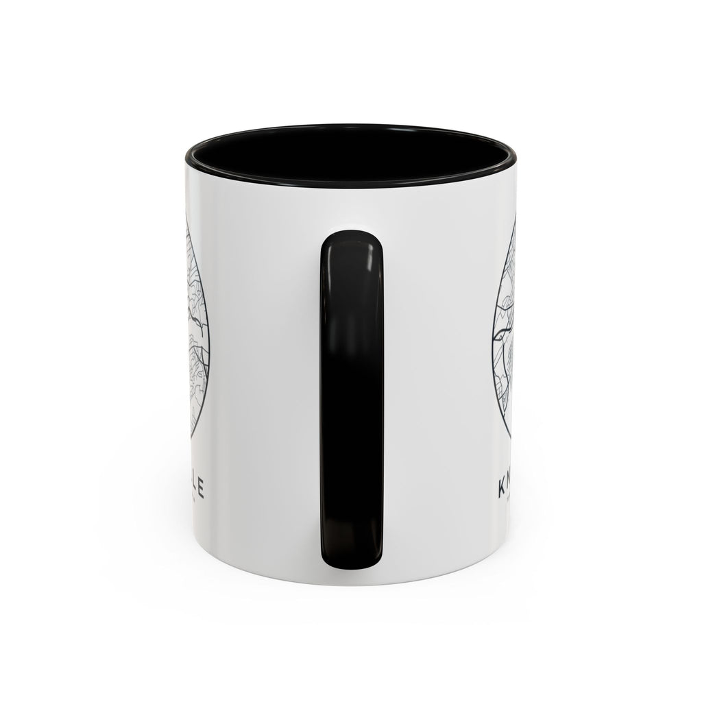 Knoxville Street Map Accent Mug