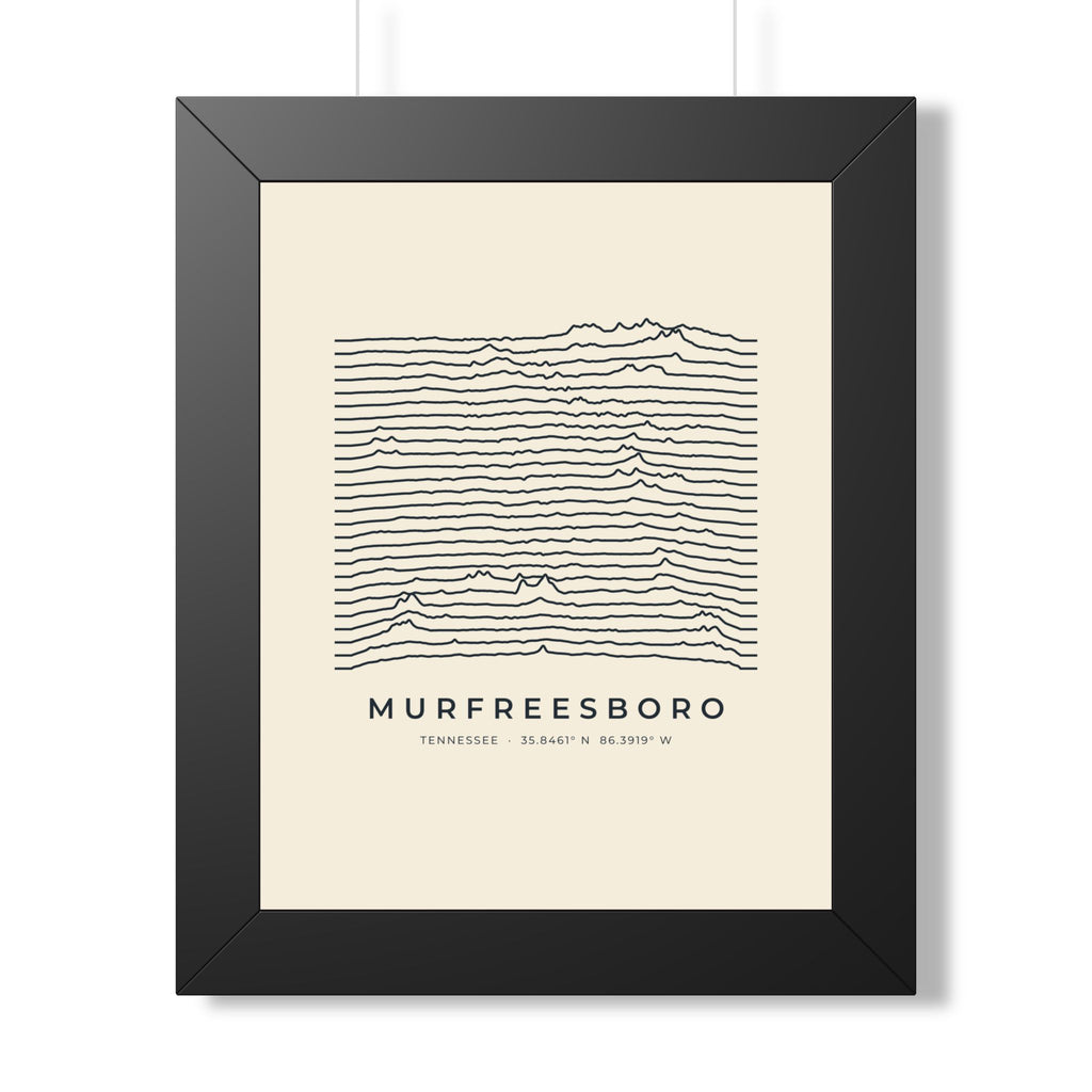 Murfreesboro Ridgeline Framed Print