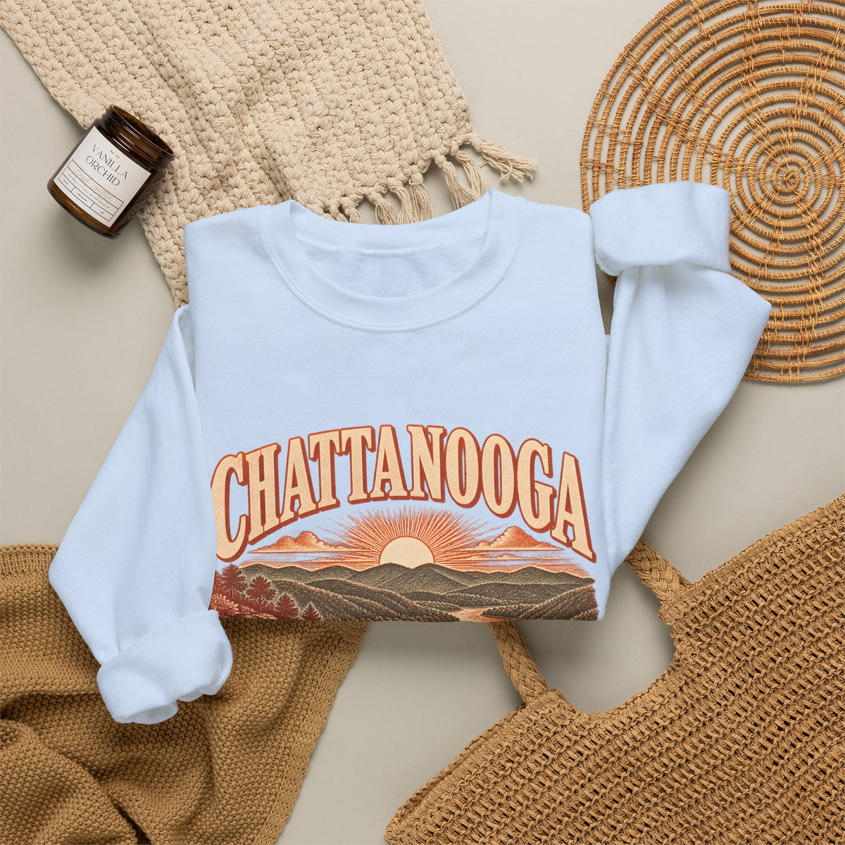 Chattanooga Engraved Valley Crewneck Sweatshirt