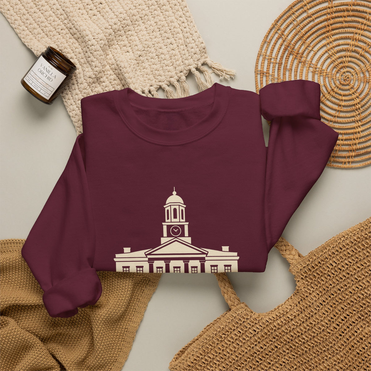 Murfreesboro Rutherford County Courthouse Crewneck Sweatshirt