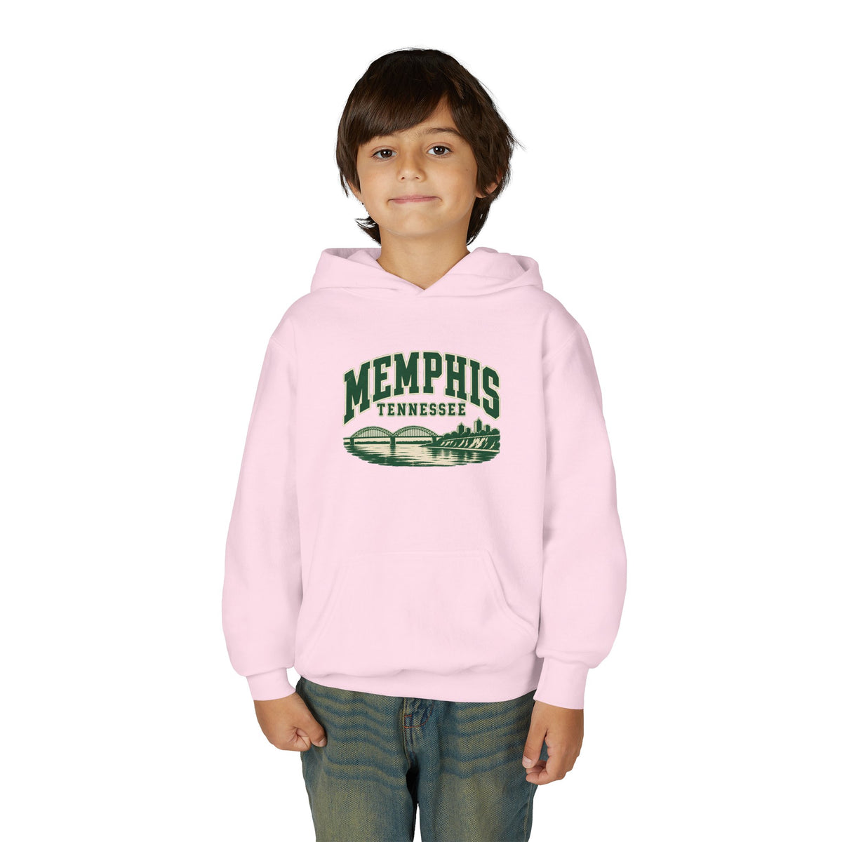 Memphis Vintage Varsity Kids Hoodie
