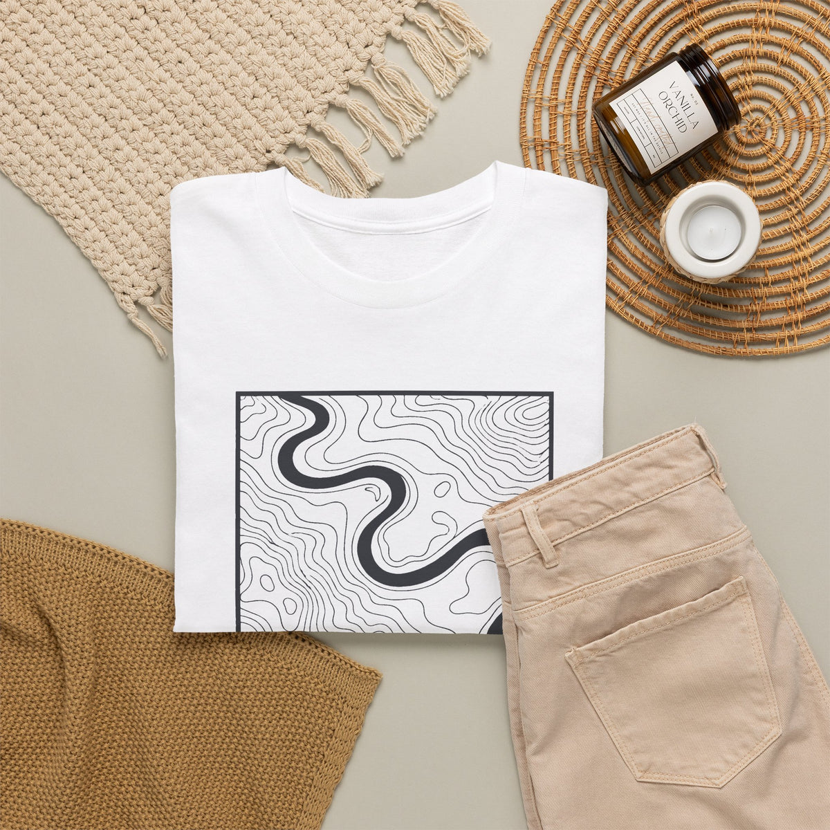 Jackson Topo Map T-Shirt
