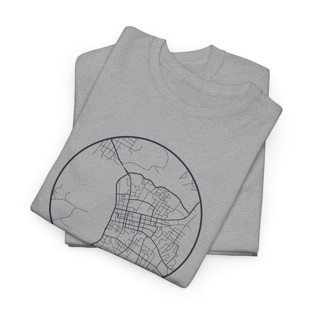 Clarksville Street Map T-Shirt