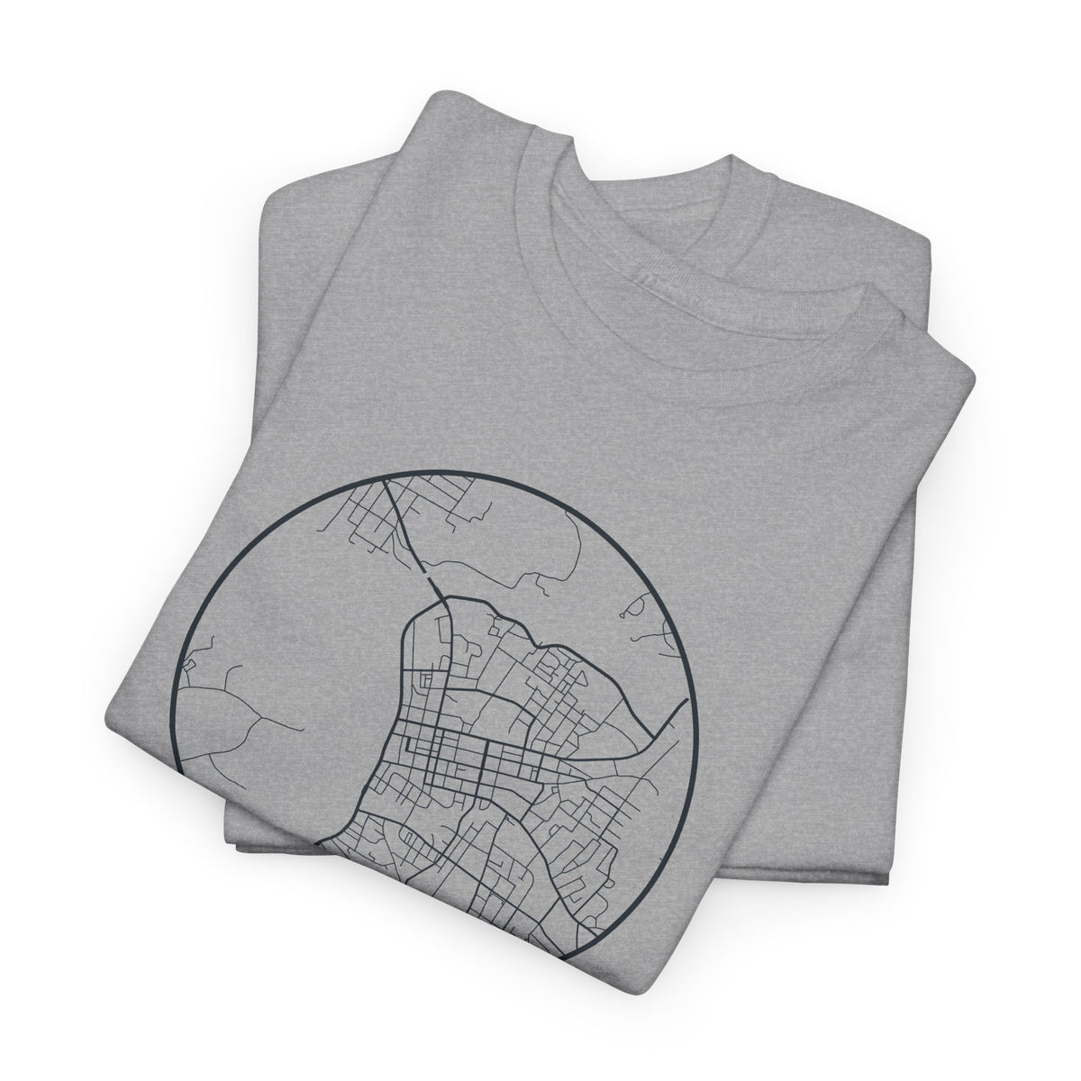 Clarksville Street Map T-Shirt