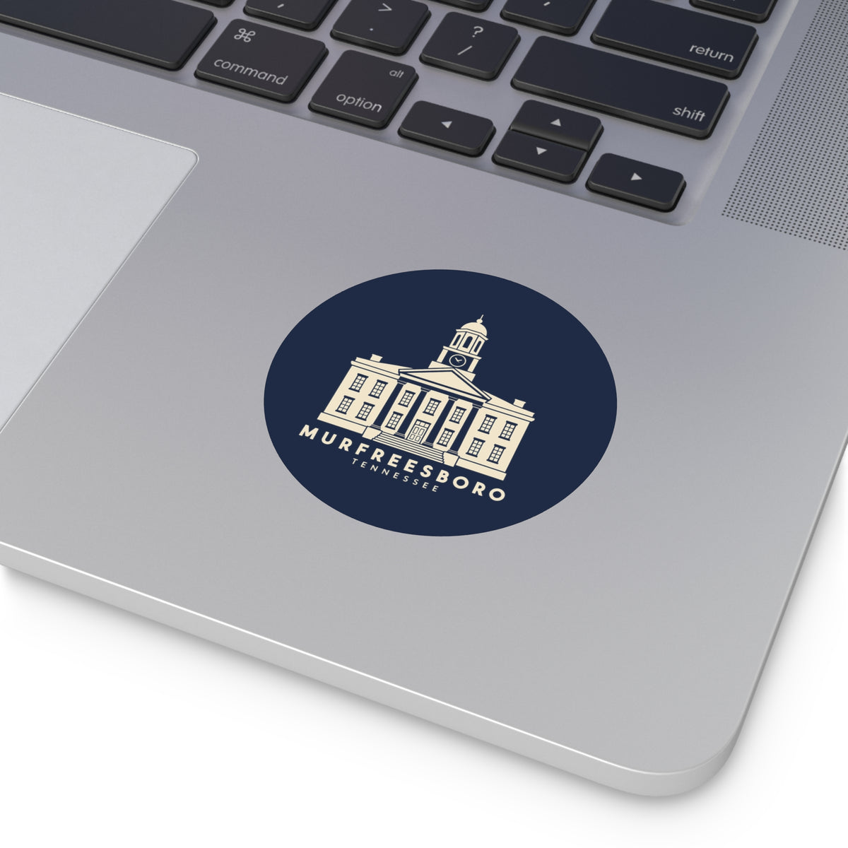 Murfreesboro Rutherford County Courthouse Sticker (Navy)
