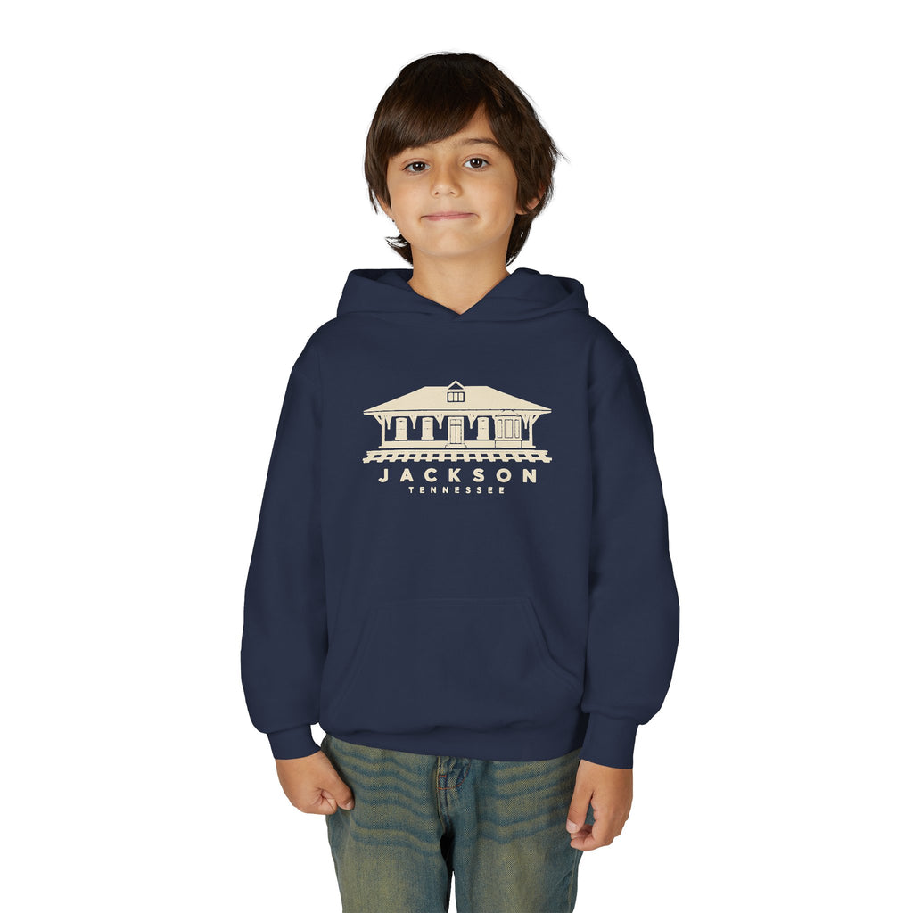 Jackson Train Depot Kids Hoodie