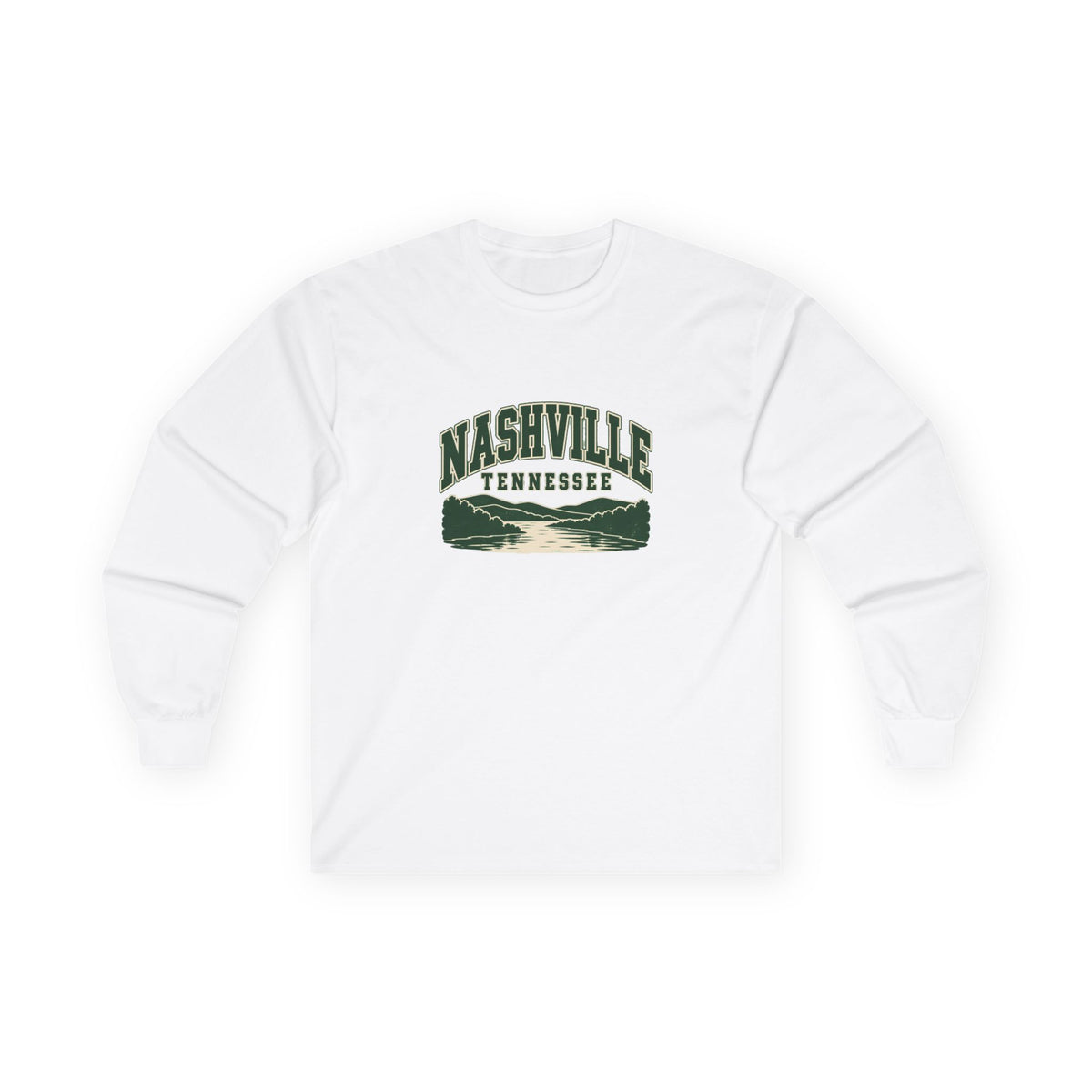 Nashville Vintage Varsity Long Sleeve T-Shirt