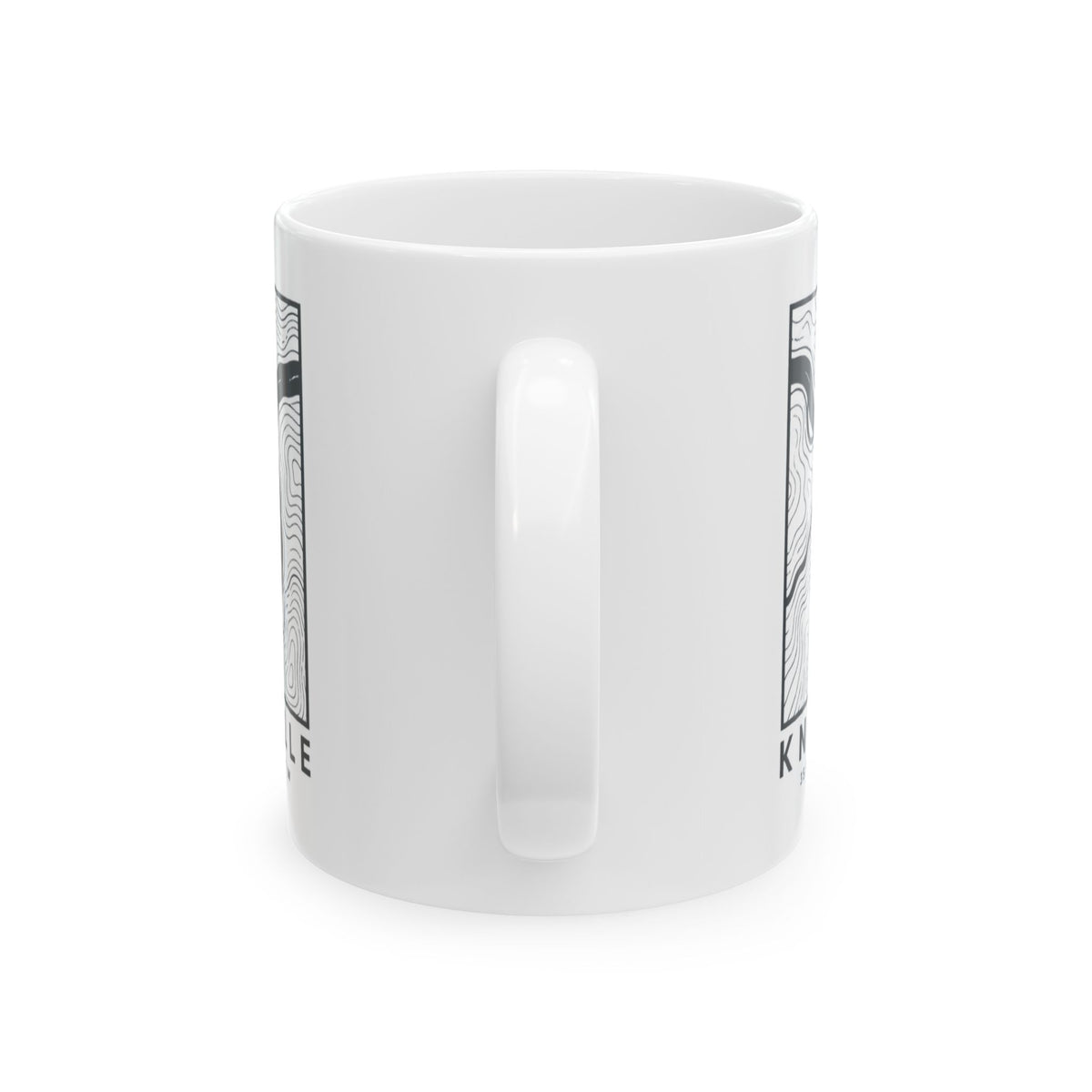 Knoxville Topo Map Mug