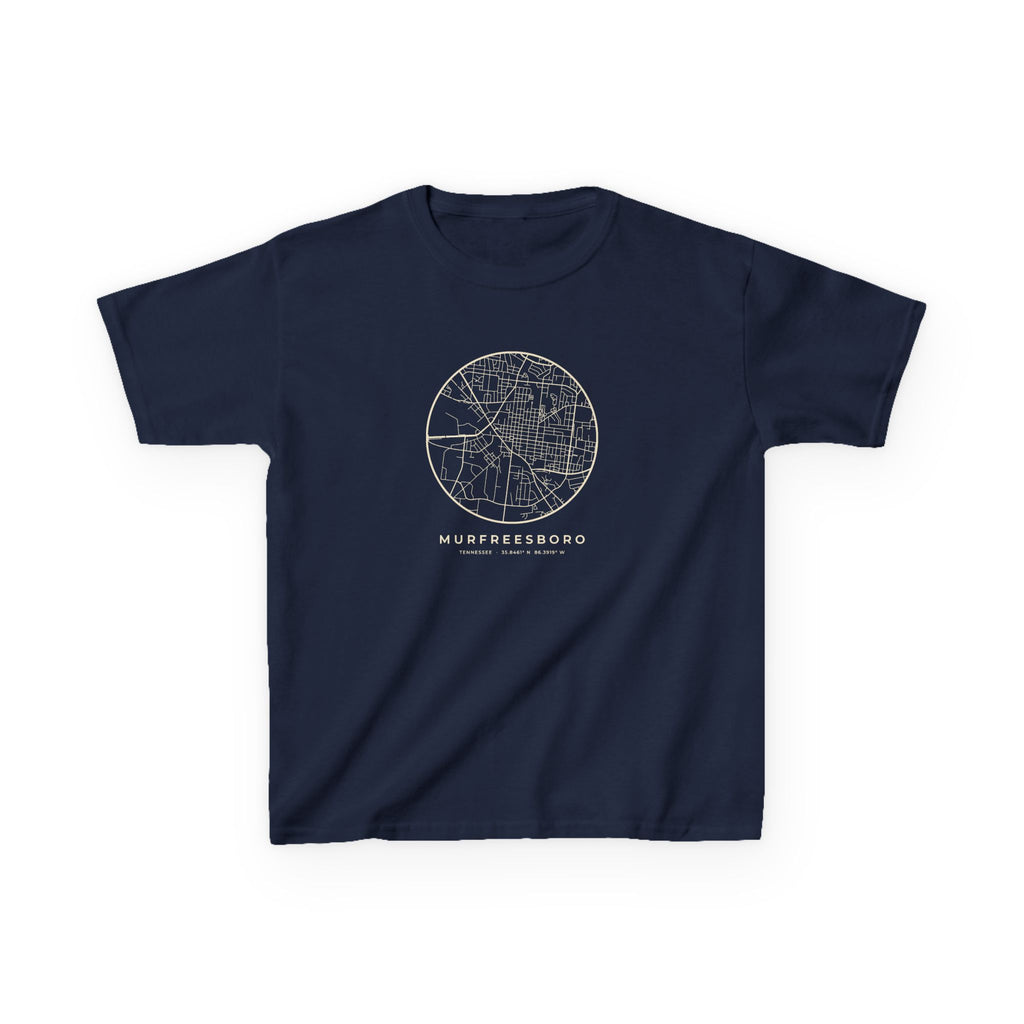 Murfreesboro Street Map Kids T-Shirt