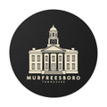 Murfreesboro Rutherford County Courthouse Sticker (Black)