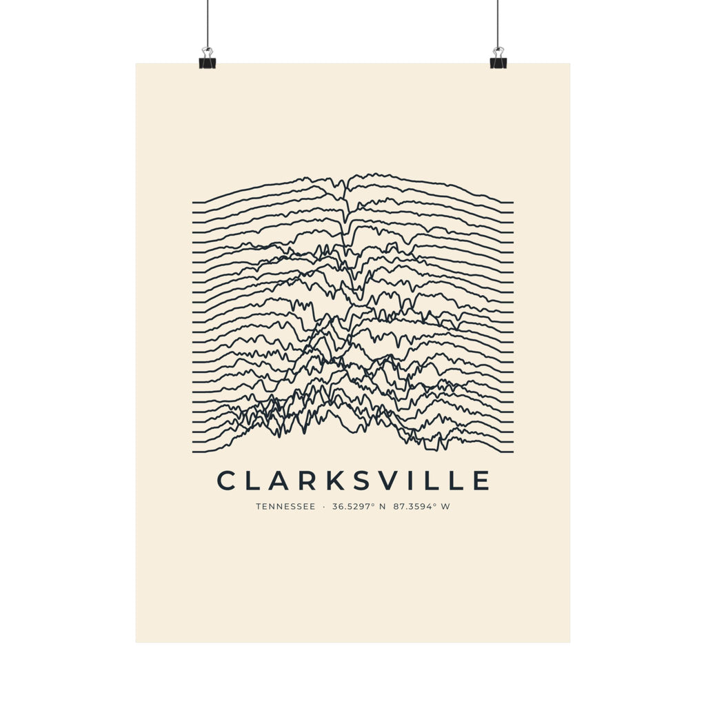 Clarksville Ridgeline Poster