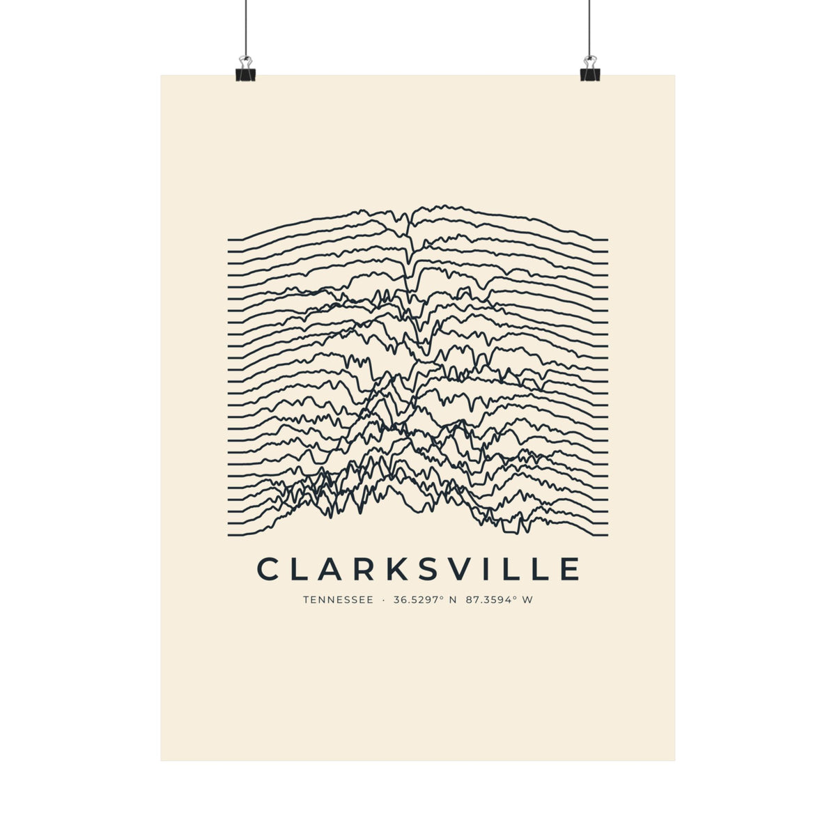 Clarksville Ridgeline Poster