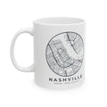 Nashville Street Map Mug