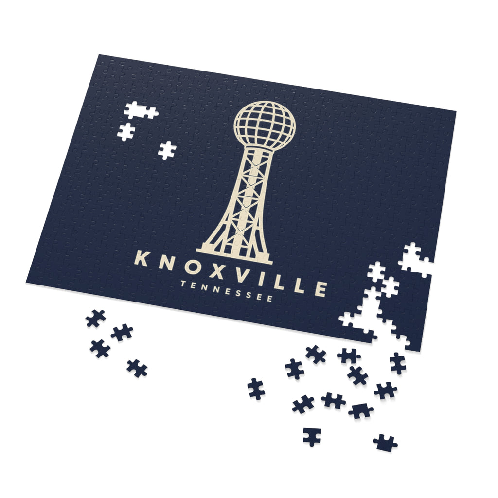 Knoxville Sunsphere Puzzle (Navy)