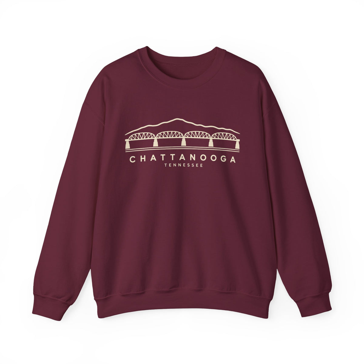Chattanooga Walnut Street Bridge Crewneck Sweatshirt