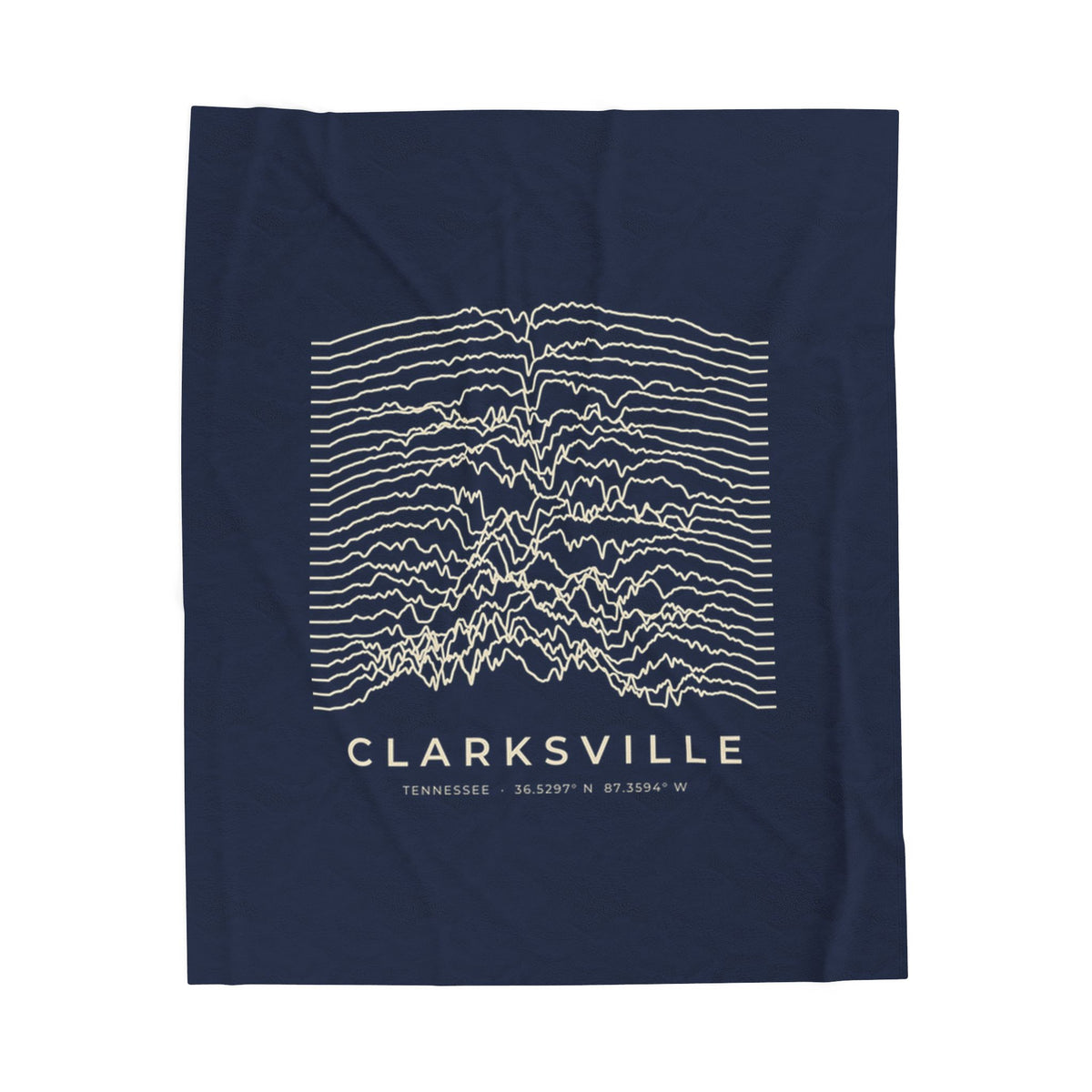 Clarksville Ridgeline Blanket (Navy)