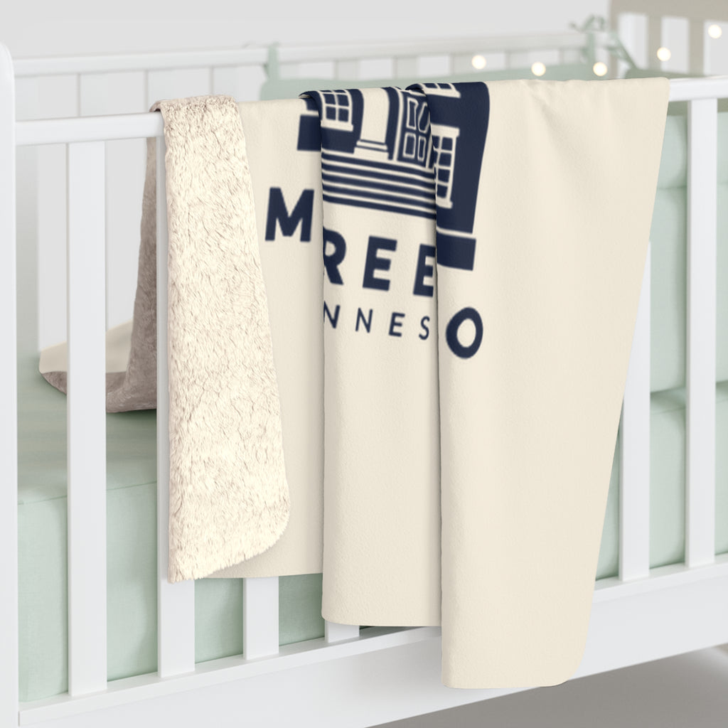Murfreesboro Rutherford County Courthouse Sherpa Blanket