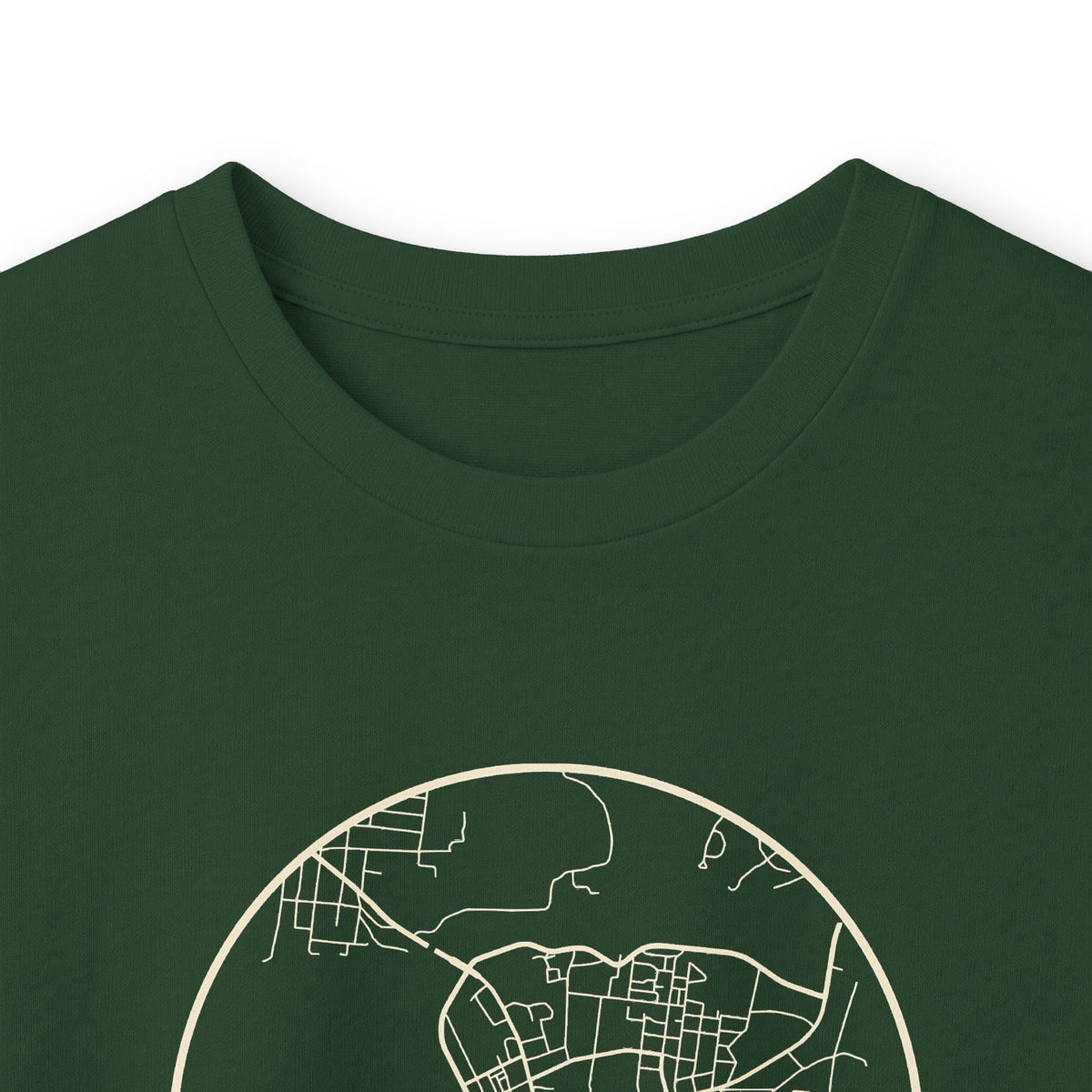 Clarksville Street Map Long Sleeve T-Shirt