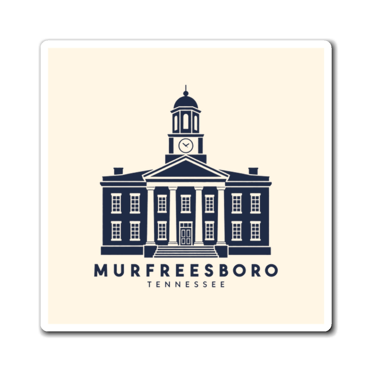 Murfreesboro Rutherford County Courthouse Magnet