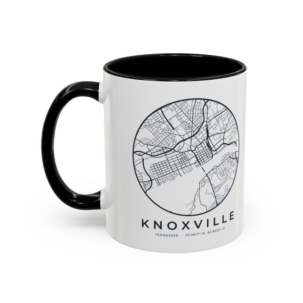 Knoxville Street Map Accent Mug
