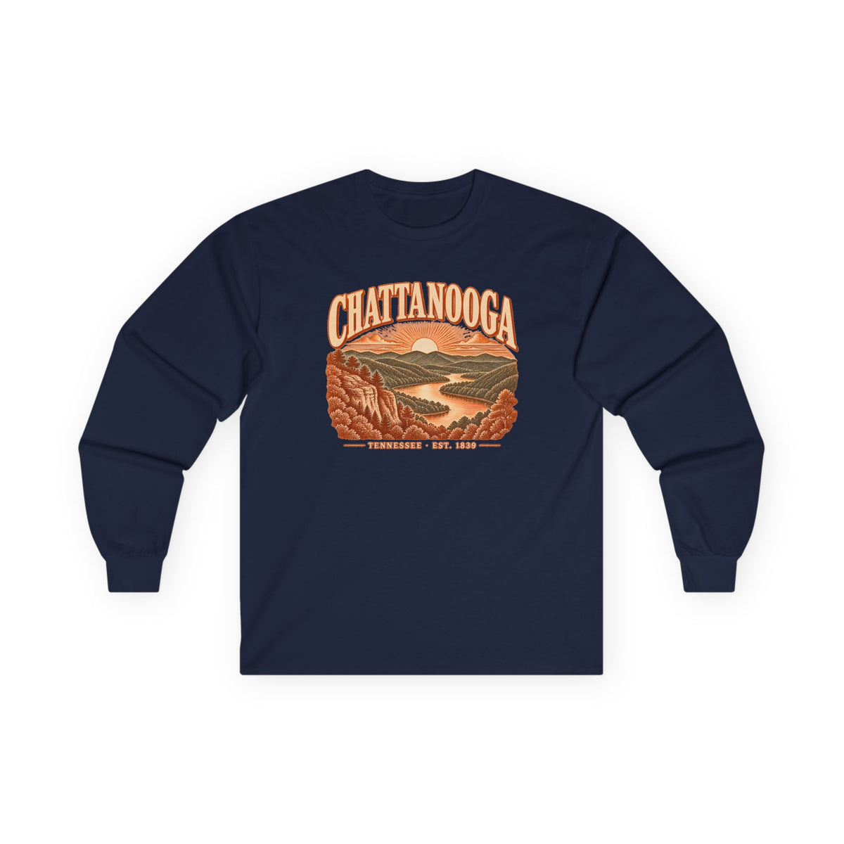Chattanooga Engraved Valley Long Sleeve T-Shirt