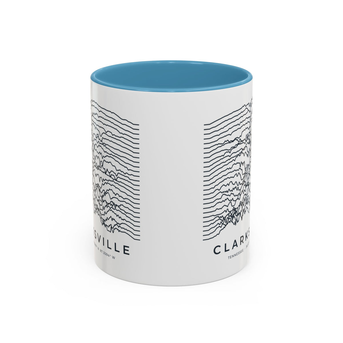 Clarksville Ridgeline Accent Mug