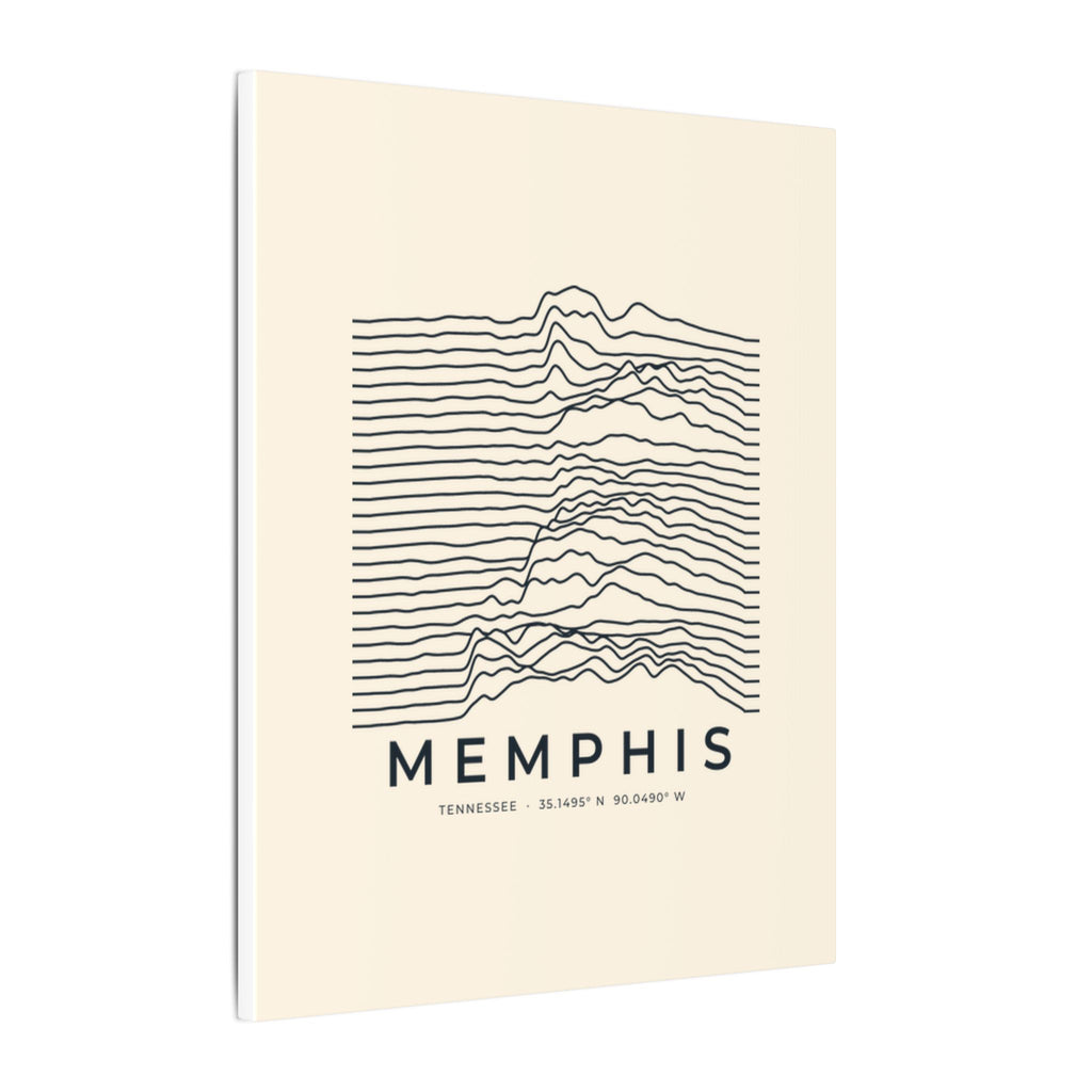 Memphis Ridgeline Canvas Print
