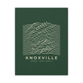Knoxville Ridgeline Canvas Print (Forest Green)