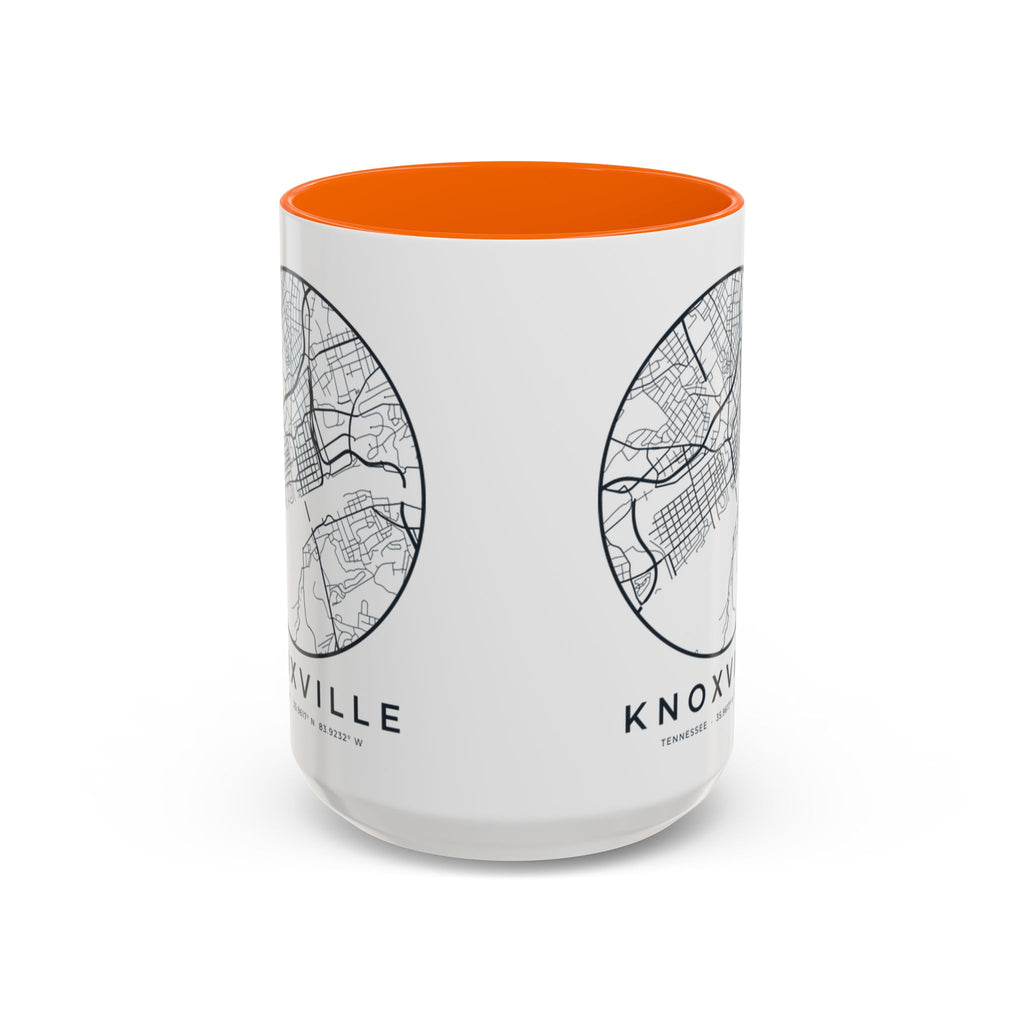 Knoxville Street Map Accent Mug