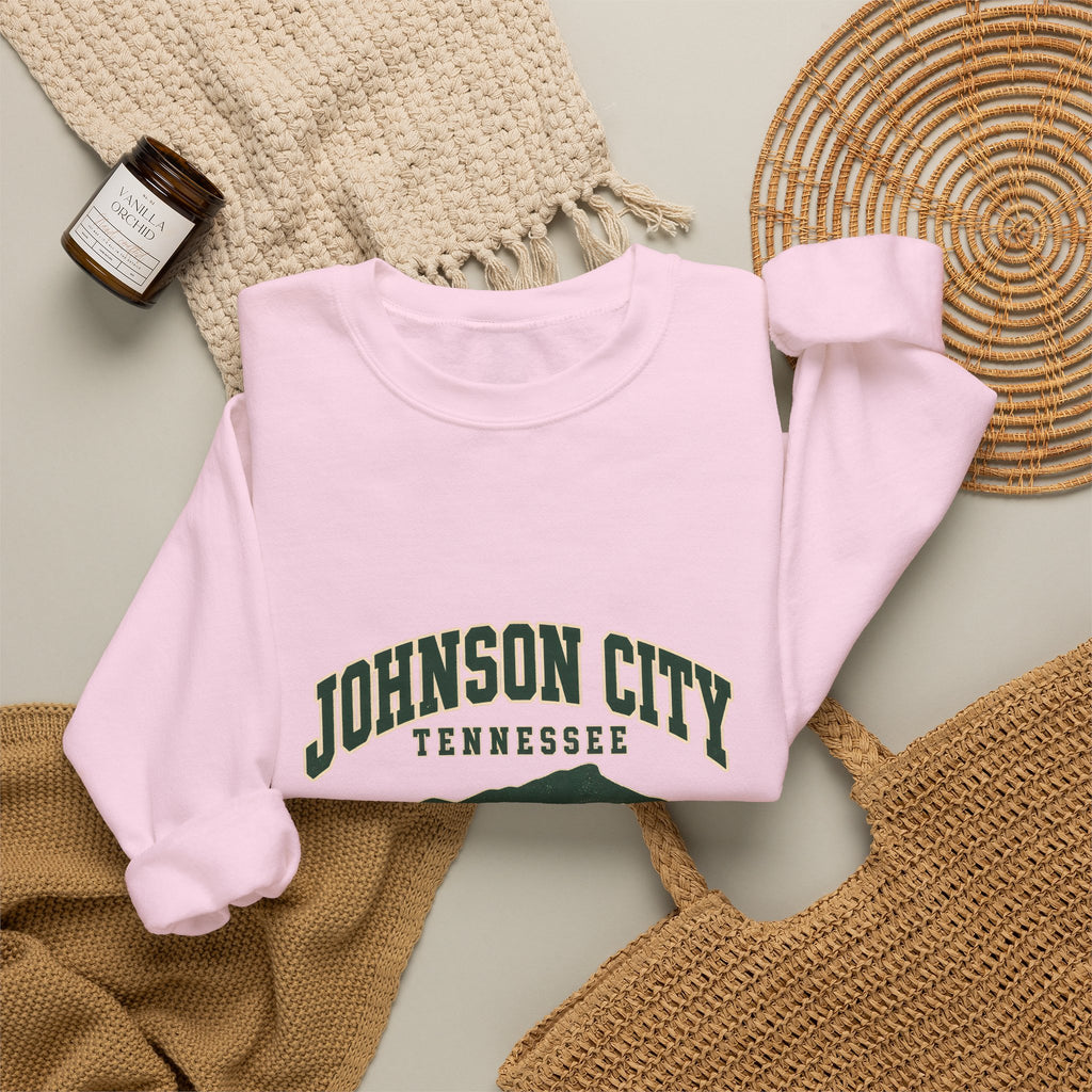 Johnson City Vintage Varsity Crewneck Sweatshirt