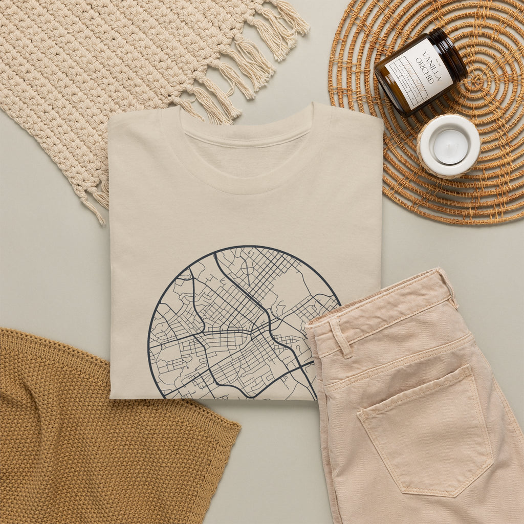 Johnson City Street Map T-Shirt