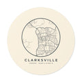 Clarksville Street Map Sticker