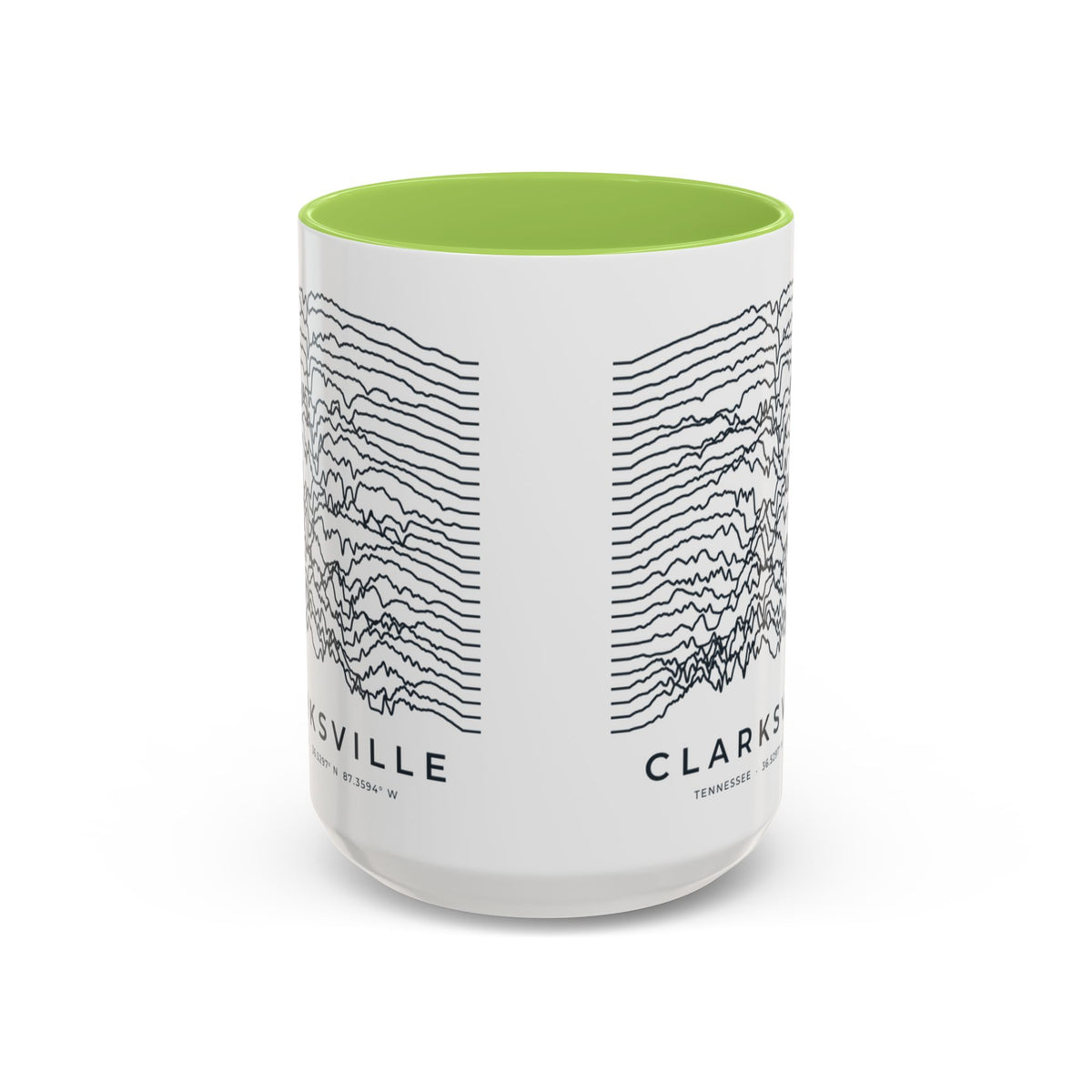 Clarksville Ridgeline Accent Mug