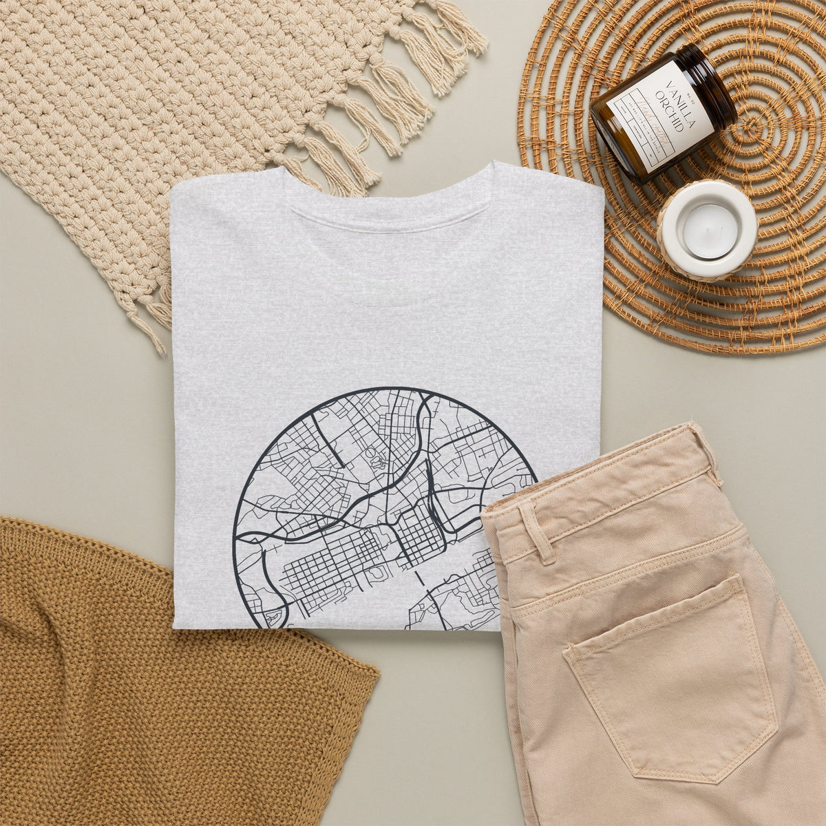 Knoxville Street Map T-Shirt