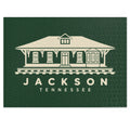 Jackson Train Depot Puzzle (Forest Green)