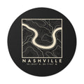 Nashville Topo Map Sticker (Black)