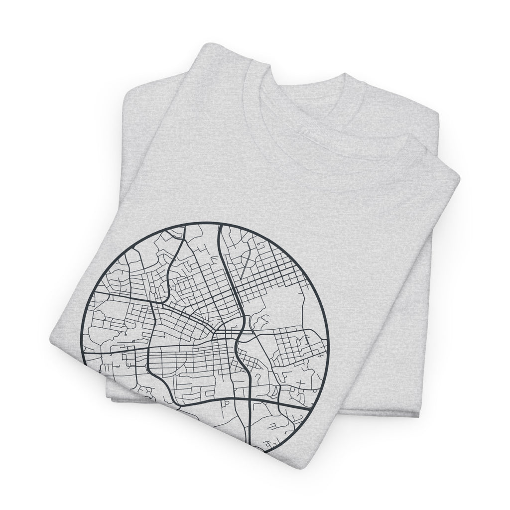 Johnson City Street Map T-Shirt