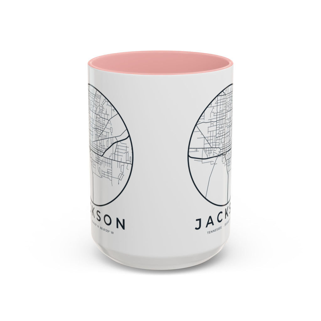 Jackson Street Map Accent Mug
