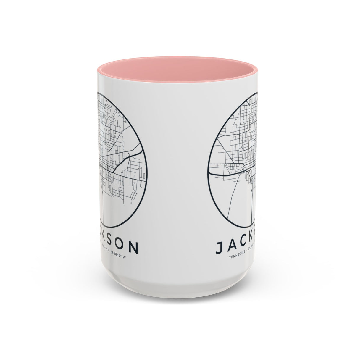 Jackson Street Map Accent Mug