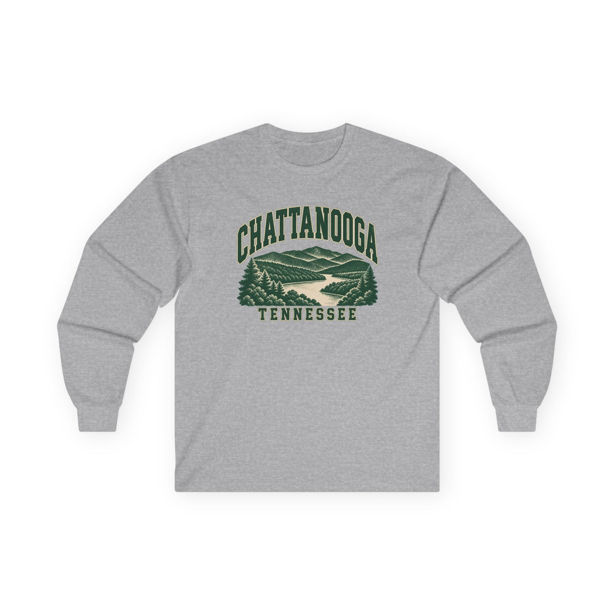 Chattanooga Vintage Varsity Long Sleeve T-Shirt