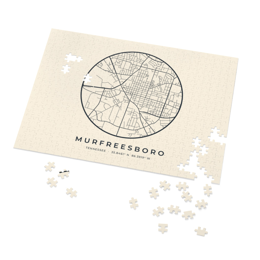 Murfreesboro Street Map Puzzle