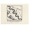 Murfreesboro Topo Map Puzzle
