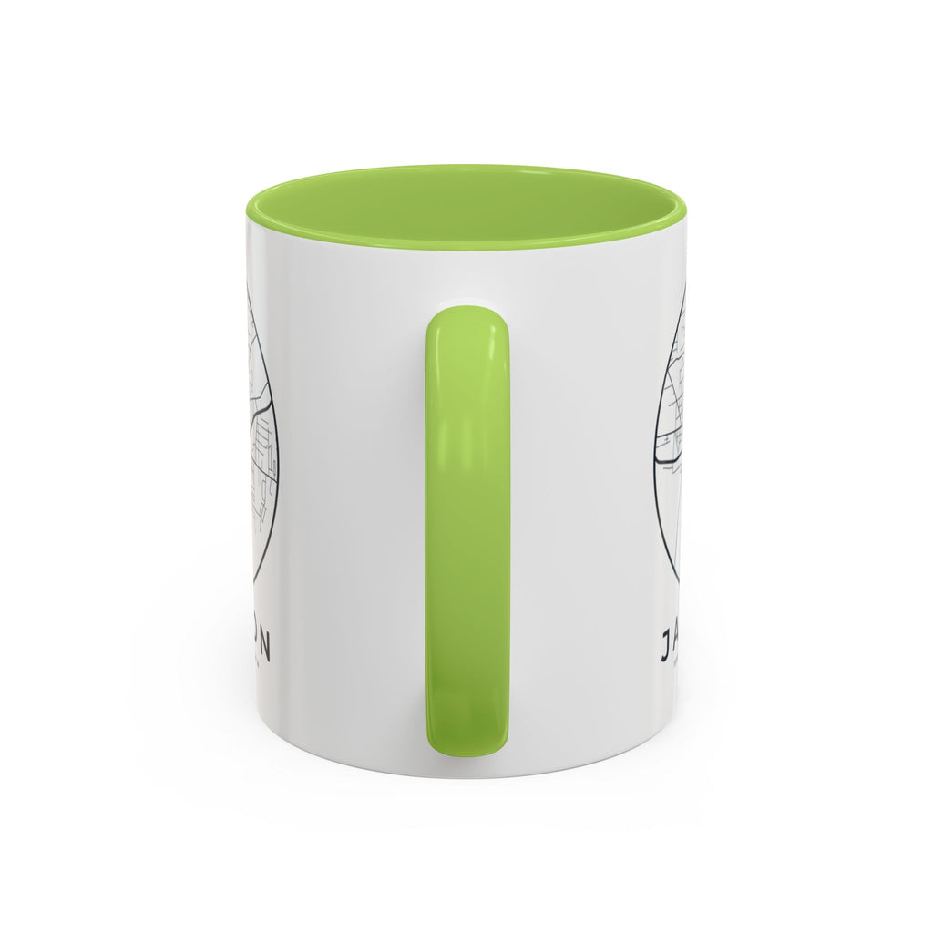 Jackson Street Map Accent Mug