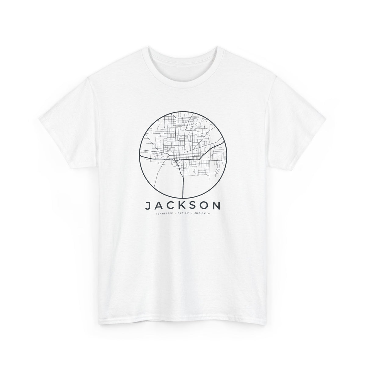 Jackson Street Map T-Shirt