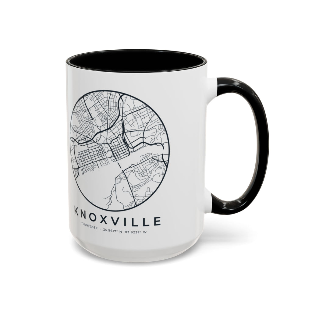 Knoxville Street Map Accent Mug
