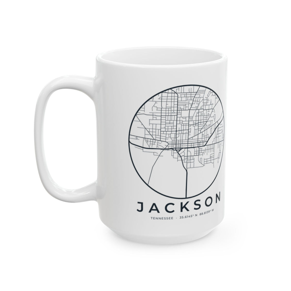 Jackson Street Map Mug